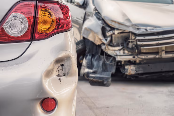 rear ended at a red light